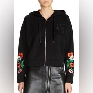 Maje Floral Embroidery hoodie